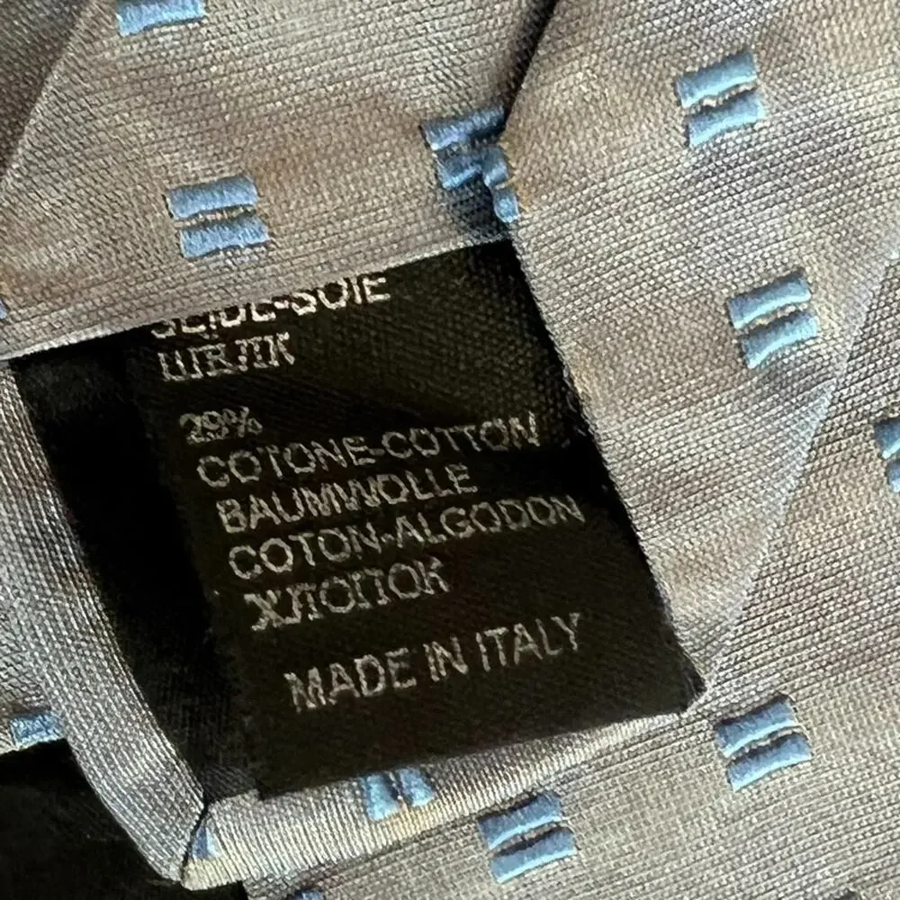 Hugo Boss craftsmanship silk